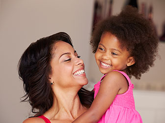 mother and daughter