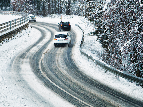 cars and snow