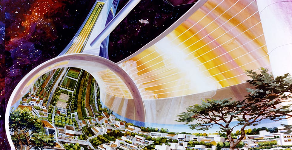 futurist space station